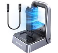GRAUGEAR 20 Gbit/s Docking Station for M.2 NVMe & SATA SSD, USB 3.2 Gen2 x 2 20Gbps, Supports M.2 2230/2242/2260/2280/22110, Cooling, Tool-Free