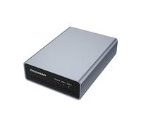 GRAUGEAR External RAID Enclosure, 2 x 2.5 Inch SATA SSD/HDD, Type-C® USB 3.2 Gen2 (10 Gbit/s), RAID 0, RAID1, Single, Large, USB-C, USB-A, Aluminium, Power Supply, G-25RD2-AC-10G