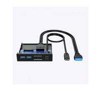 GrauGear G-MP01CR USB 3.0 hub 6 ports Black USB & Firewire Plugs &...