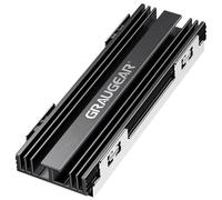 GRAUGEAR Heatsink for M.2 NVMe SSD (2280), Passive, M.2 Cooler Kit, Suitable for PlayStation®5, 2x Silicone Thermal Pad, Aluminium G-PS5HS02