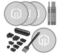 GRAUGEAR Staubschutz Set mit Lüfterstaubfilter, Kabel Organizer für PS5 | Schützt & reinigt PS5 Konsole I USB Port und Lüfter Schutz vor Staub I verlängert Lebensdauer einer PS5 I mit Kabel Organizer