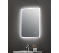 GravaHaus Ambient 700mm X 500mm Chrome Touch Sensor Mirror