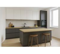 GravaHaus Kitchen Breakfast Bar Woak Woodland 4000 X 900 X 38mm