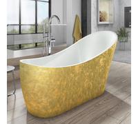 GravaHaus Luxury Freestanding Slipper Bathtub 1720X712 - Gold