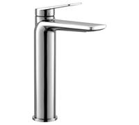 GravaHaus Luxury Sleek Modern Tall High Rise Mono Basin Mixer - Chrome