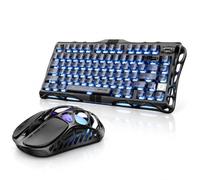 GravaStar 8K Gaming Bundle - V75 Hall Effect Keyboard + X Pro Mouse | 75% Rapid Trigger Hall Effect keyboard + 49g PAW3950 wireless mouse, both with 8000Hz polling for competitive gaming