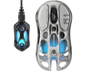GravaStar Computer Mouse, Mercury M1 Pro Wireless Gaming Mouse with PAW3395DM Sensor, Magnesium Alloy Handcrafted Vintage Finish, 26000 DPI, 5 Programmable Buttons, Outfit with 1K & 4K Dongle
