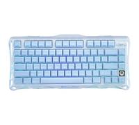 GravaStar Mercury K1 75% Blue Gaming Keyboard, Aluminum Alloy Design Mechanical Keyboard, Gasket Hot Swap Socket, Linear Switches, RGB Backlit, Wireless Keyboard for Gaming, Office, and Gifts