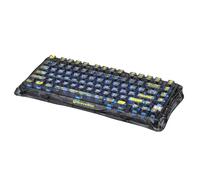 GravaStar Mercury K1 Lite Mechanical Gaming Keyboard, 75% Gasket Hot Swappable Custom Keyboard, Pre-lubed Linear Switches Mechanical Keyboard, RGB Backlit Wireless Keyboard - Transparent Black