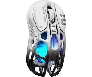 GravaStar Mercury M1 Pro Wireless Gaming Mouse, Lightweight Magnesium Alloy, 26,000 DPI, PAW3395DM Sensor, 5 Programmable Buttons, Support Wired/2.4GHz/BT, Up to 200 Hours Battery (Gradient Black)