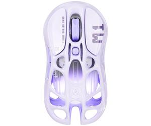 GravaStar Mercury M1 Pro Wireless Gaming Mouse, Lightweight Magnesium Alloy, 26,000 DPI, PAW3395DM Sensor, 5 Programmable Buttons, Support Wired/2.4GHz/BT, Up to 200 Hours Battery Life-Lavender Purple