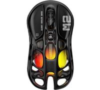 GravaStar Mercury M2 Gaming Mouse -MMO Computer Gaming Mice with 26,000 DPI Optical Sensor -78g Lightweight Hollowed-Out Design -5 Programmable Buttons -5 Dynamic Lightsync RGB Modes -Stealth Black