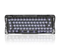 GravaStar Mercury V60 Magnetic Gaming Keyboard, 8000Hz Polling Rate, Rapid Trigger Keyboard with Hall Effect Switches, 0.005mm Precision, Hot-Swappable, RGB, Wired for Windows/Mac - Onyx Crystal