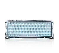 GravaStar Mercury V60 Pro 60% Hall Effect Gaming Keyboard, Magnetic Switch Keyboard, RT 0.005mm, 8K Polling Rate, Rapid Trigger, CNC Aluminum Mechanical Keyboard with RGB, Web-Driver (Silver Frost)