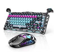 GravaStar Mercury V75 Pro Gaming Keyboard & X Pro Gaming Mouse Bundle | 8K Hall Effect Keyboard + 49g Wireless Mouse, PAW3950, 32,000 DPI, Rapid Trigger & RGB Gaming Set