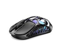 GravaStar Mercury X Pro Wireless Gaming Mouse, Come with 8K Dongle - 32,000 DPI PAW 3950 Sensor, 8,000Hz Polling Rate, Only 49g, Magnesium Alloy Hollow Frame, RGB Lighting, 5 Programmable Buttons