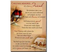 Grave Card - Christmas Memories Of A Dear Friend - Free Card Holder - CMV15