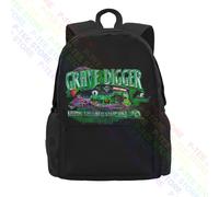 Grave Digger Monster Truck Jam Large Capacity Backpack Hot Foldable Personalised Clothes Backpacks