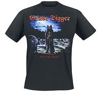 Grave Digger The Men T-Shirt Black XXL, 100% Cotton, Regular