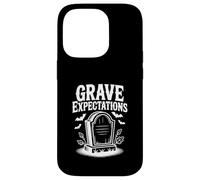 Grave Expectations Halloween Tombstone for Spooky Fun Case for iPhone 14 Pro