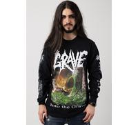 Grave - Into The Grave - Longsleeve - black - M - 100% Cotton,Jersey M