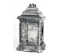 Grave Lantern Oil Light 26cm Silver Grave Jewelry Grave Candles Cemetery