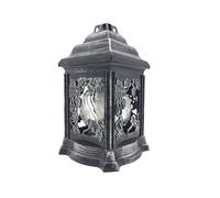 Grave Lantern Oil Light 26cm Silver Grave Jewelry Grave Candles Cemetery