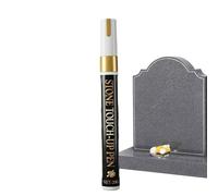 Grave Marker Pens - Tombstone Lettering Paint Precision | 3mm Tip Fade Resistant Waterproof Ink Smooth Writing Restoration Tool for Marble, Stone, Metal, Memorial or Inscription Repair
