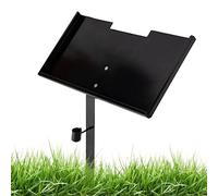 Grave Marker Stand - Metal Marker Support, Cemetery Sign Holder Stake | Memorial Plaaque Display Frame with Ground Spike and Stable Base to Securely Hold Remembrance Signs During All Weather