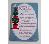 Grave/Memories Card - in Loving Memory of a Dear Gran at Christmas