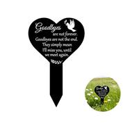 Grave Ornaments Heart Shaped for Daughter Son Grandparents Bereavement | Memorial Plaques Memorial Plaque for Pot Waterproof Mom Memorials Grave Stake from Daughter Son to Father or Grandparents