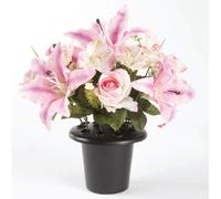 Grave VASE Lily Rose ORC 62-00003