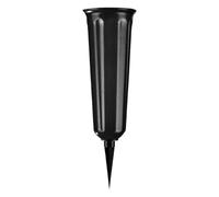 Grave Vase to Place in Graveyard, Commemorative Flower Pot with Stake for Grave | For Graveyard Gravestones and Flower Outdoor Plants on Funeral Graves