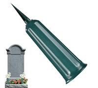 Grave vases for graves in the cemetery - with ground spike as a memorial flower holder and for marking graves | cemetery grave vase - for floral tombstone outdoor plants for the decorative design of