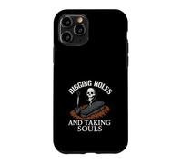 Gravedigger Cemetery Worker Digging Graves Graveyard Crew Case for iPhone 11 Pro