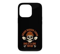Gravedigger Cemetery Worker Digging Graves Graveyard Crew Case for iPhone 13 Pro