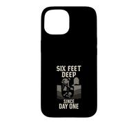 Gravedigger Cemetery Worker Digging Graves Graveyard Crew Case for iPhone 15