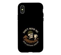Gravedigger Cemetery Worker Digging Graves Graveyard Crew Case for iPhone X/XS