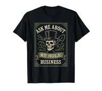 Gravedigger Cemetery Worker Digging Graves Graveyard Crew T-Shirt