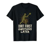 Gravedigger Cemetery Worker Digging Graves Graveyard Crew T-Shirt