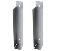 Gravel Board Clip 25mm x 150mm Fence Panel Holder Mounting Bracket 2PK