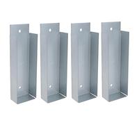 Gravel Board Clip 50mm x 150mm Fence Panel Holder Mounting Bracket 4PK