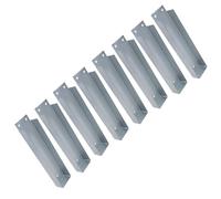 Gravel Board Clip 50mm x 225mm Fence Panel Holder Mounting Bracket 8PK