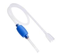 Gravel Cleaner, Fish Tank Cleaner, Hand Siphon Pump - Manual Fish Tank Siphon Vacuum for Easy Water Change and Substrate Cleaning, Complete Maintenance, 150cm compact water changer