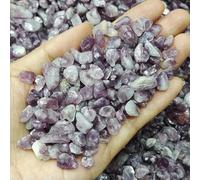 Gravel Crystals Chip Natural Stone Quartz Agate Healing Energy Minerals Tumbled Gemstone Specimen Aquarium Home Decor Crafts-Lilac Lepidolite-20g