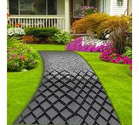 Gravel Driveway Stabilizer Grid - Honeycomb Ground Grid for Walkways & Landscaping 2x7m (6.5x22.9ft) Grass Roc Filling & Eco-Friendly Solution