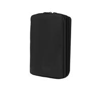 Gravel Explorer Plus Toiletry Bag - Hanging, Water-Resistant with TSA Approved Travel Bottles, Black, Explorer Slim (1.5L), Slim