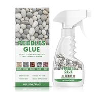 Gravel Glue, Water-Based Stone & Pebble Binder, Gravel Binder Binder for Gravel Stones and Mulch on Pots, Gardens, Borders, Paths & Landscaping, Safe for Child & Pet Easy Application Weatherproof (1)
