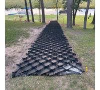 Gravel Grid 10cm Stabilization for Driveways Gardens Paths and Landscaping 2m x 7m (6.5ft x 23ft) Durable Honeycomb Ground Grid for Garage and Park Slopes