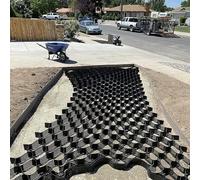 Gravel Grid 2" Thick Gravel Ground Grid/Geo Grid Driveway Stabilization Grids, HDPE Geo Grid Ground Gravel Grid, for Patios/Sheds/Slopes/Pathways